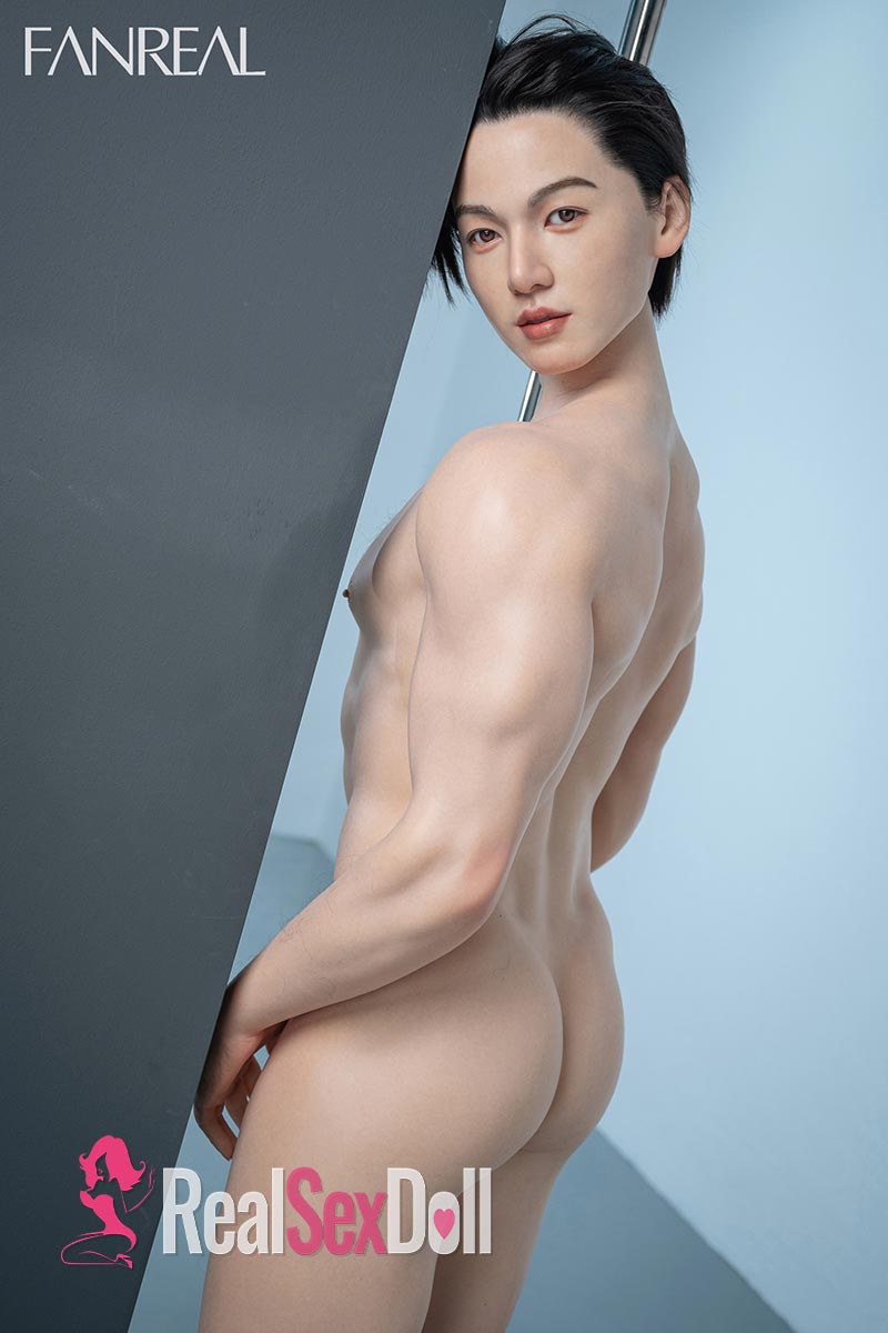 173cm / 5ft8 Silicone Male Sex Doll Kevin With Built-in Penis vista 7