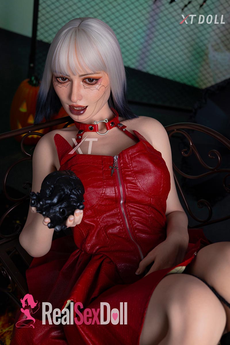 163cm / 5ft3 F-Cup Halloween Silicone Sex Doll Andrea With Head #XT-37-A vista 4
