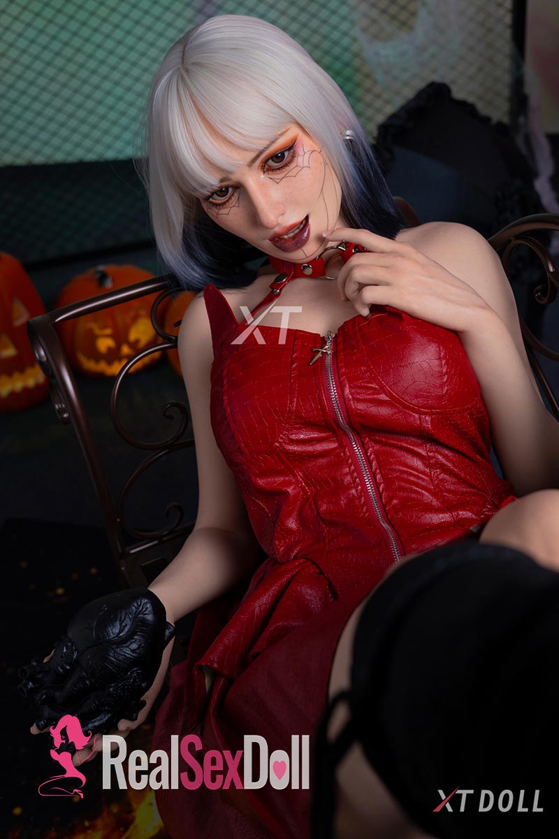 163cm / 5ft3 F-Cup Halloween Silicone Sex Doll Andrea With Head #XT-37-A vista 3