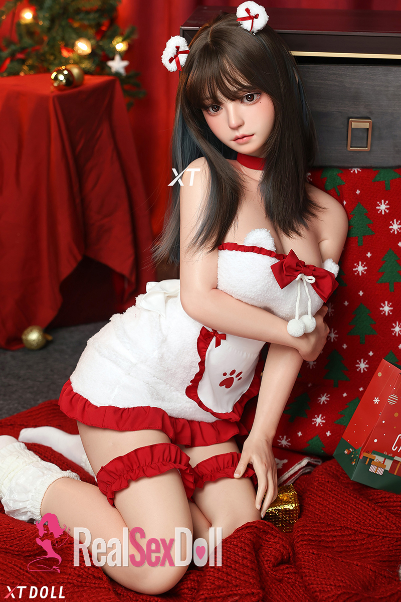 157cm / 5ft1 D-cup Christmas Silicone Sex Doll Akira with Head #XT-byx2-B vista 2