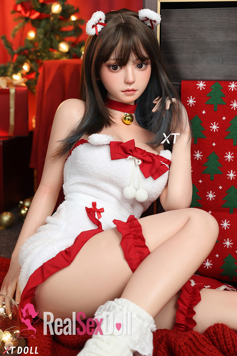 157cm / 5ft1 D-cup Christmas Silicone Sex Doll Akira with Head #XT-byx2-B — 157cm — SILICONE