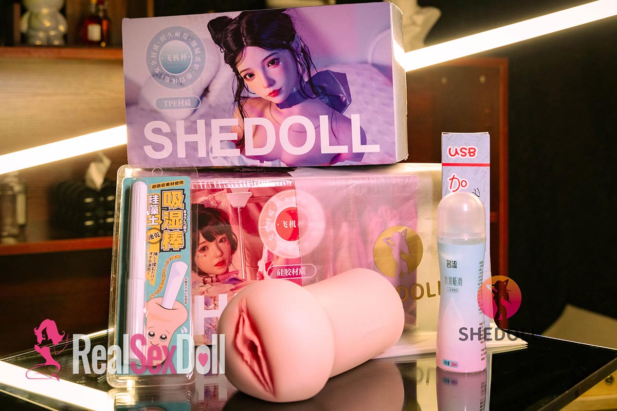 SHEDOLL Ultra-Soft Silicone Male Masturbator (Pocket Pussy) vista 8