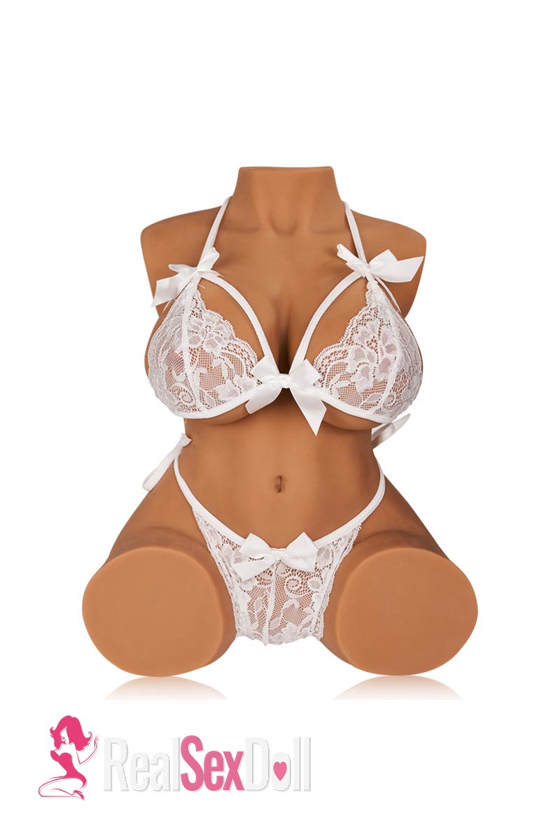 29.7LB 48.5cm Big Boobs Sex Doll Torso Britney 2.0 Wheat In Stock — TPE