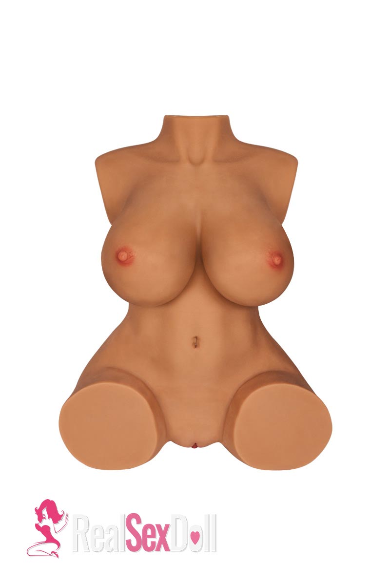 29.7LB 48.5cm Big Boobs Sex Doll Torso Britney 2.0 Wheat In Stock vista 5