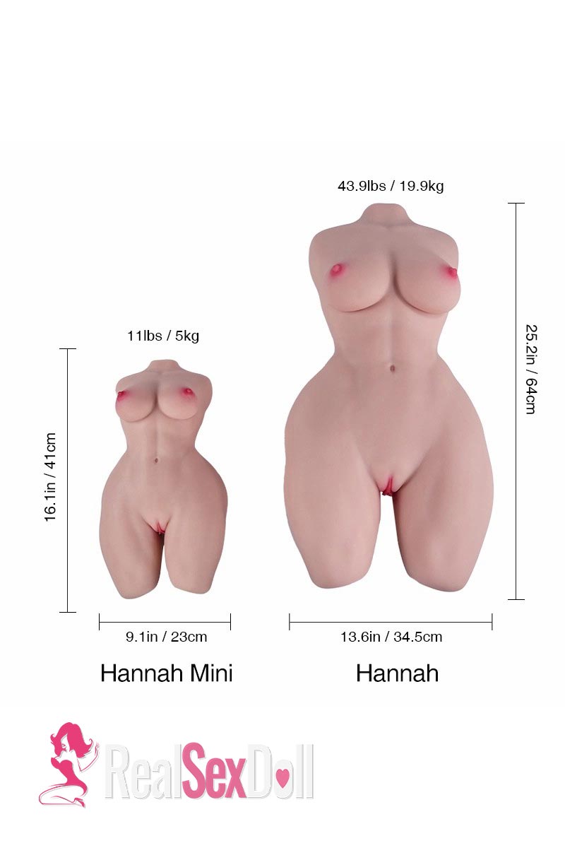 41cm / 16.111lbs Muscular Sex Doll Masturbator Hannah Mini* (In Stock) vista 2
