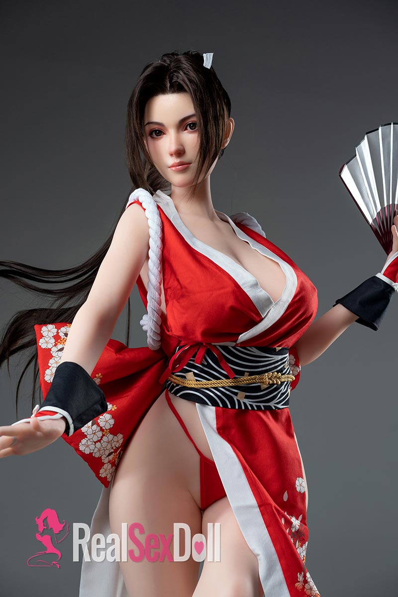 165cm / 5ft5 G-cup Cosplay Silicone Sex Doll with Head Lady No.28-1 — 165cm — SILICONE