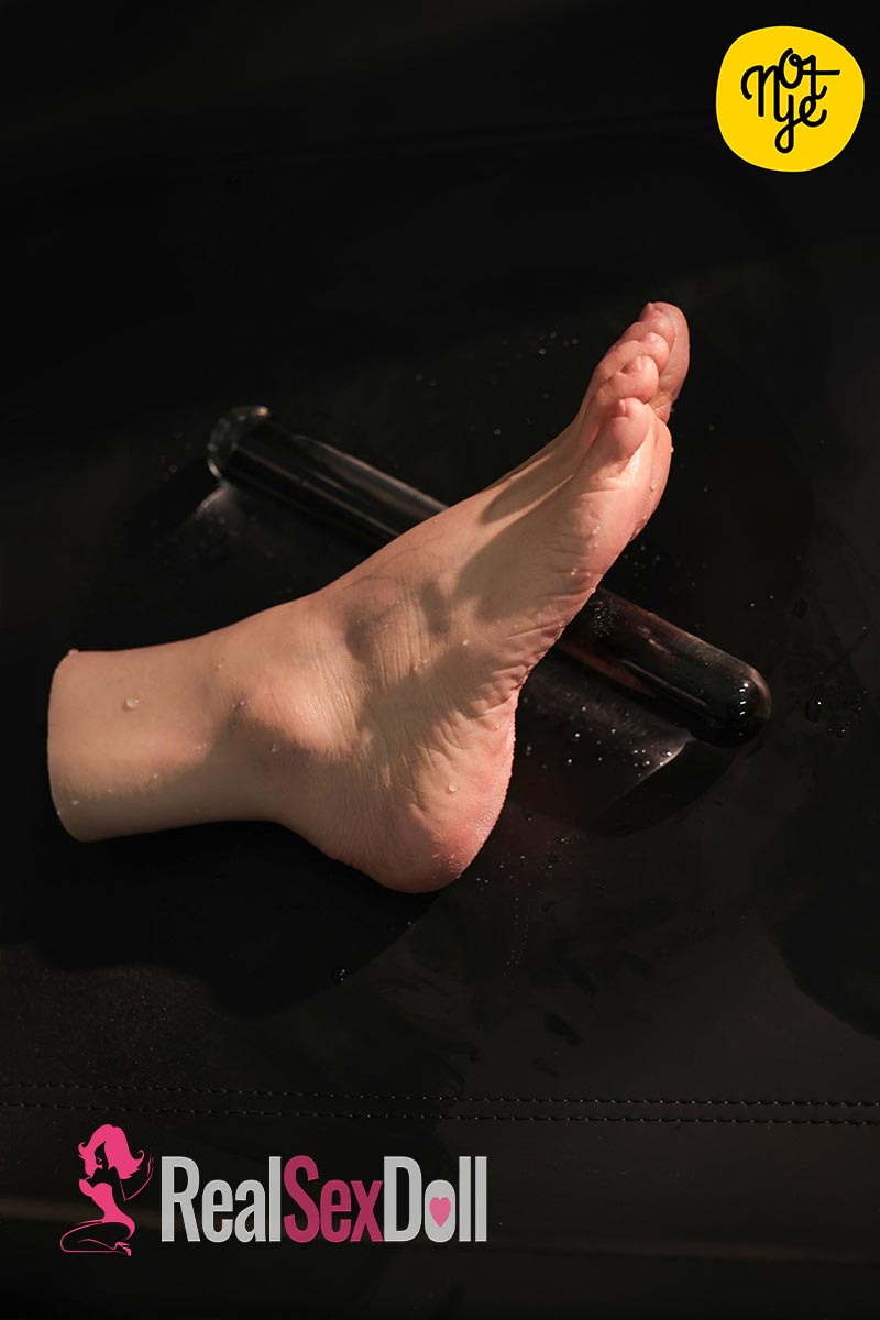 Silicone Sex Toy Foot Fetish Male Masturbator Pocket Pussy S7 with Vagina vista 5