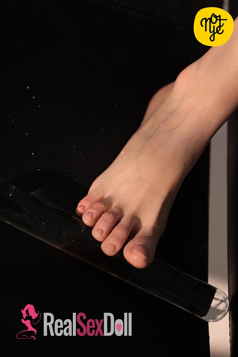 Silicone Sex Toy Foot Fetish Male Masturbator Pocket Pussy S7 with Vagina vista 4