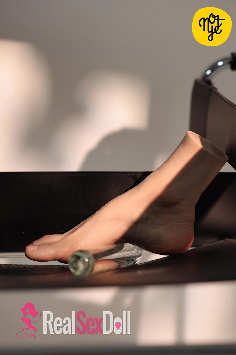 Silicone Sex Toy Foot Fetish Male Masturbator Pocket Pussy S7 with Vagina vista 7