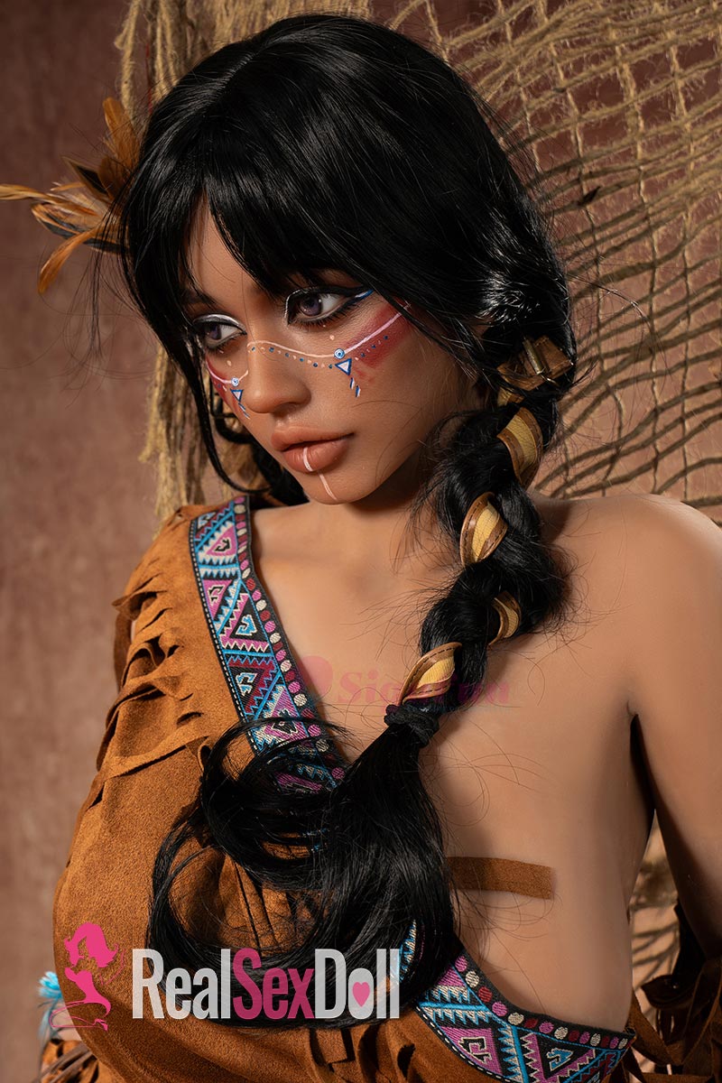 159cm / 5ft2 Hybrid Sex Doll with Head SG3 Ada, Dark Tanned Skin (EU Stock) vista 4
