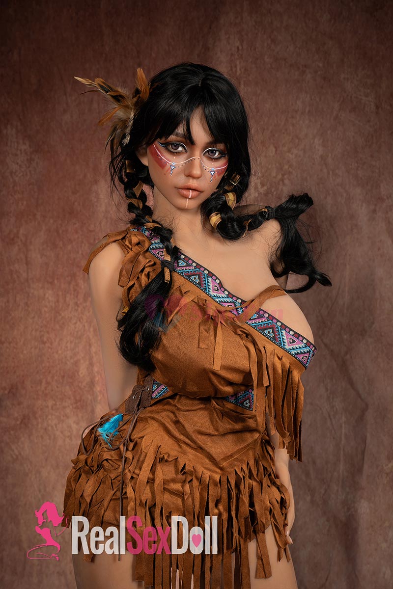 159cm / 5ft2 Hybrid Sex Doll with Head SG3 Ada, Dark Tanned Skin (EU Stock) vista 2