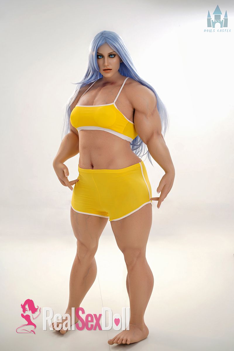 160cm/5ft3 B Cup Muscular Silicone Sex Doll Kali with Head #S13 (ROS Head) vista 6