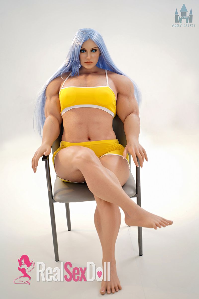 160cm/5ft3 B Cup Muscular Silicone Sex Doll Kali with Head #S13 (ROS Head) vista 5