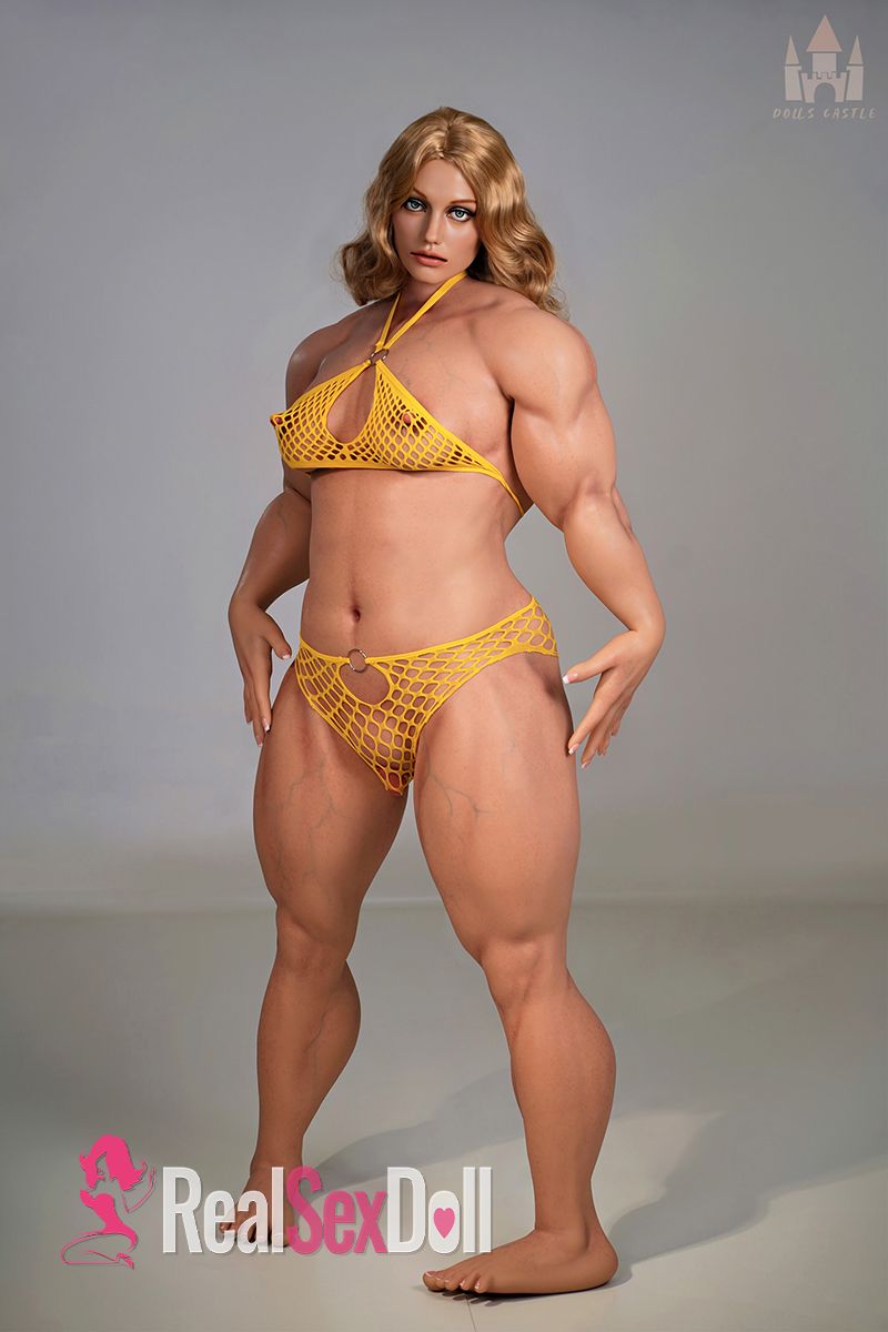 160cm/5ft3 B Cup Muscular Silicone Sex Doll Stella with Head #S15(ROS Available) vista 7