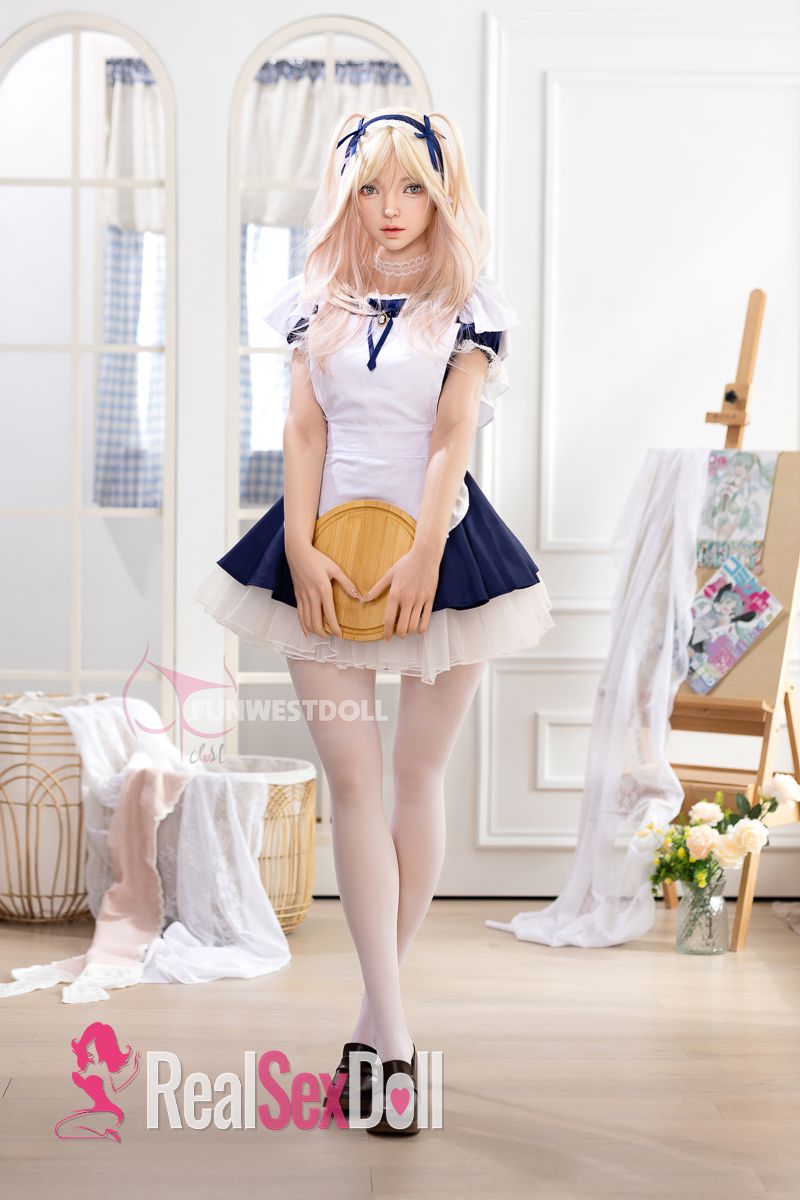 159cm / 5ft2 A-Cup Real Skin Silicone Sex Doll Giselle with ROS Head #056SJ [US Stock] vista 8