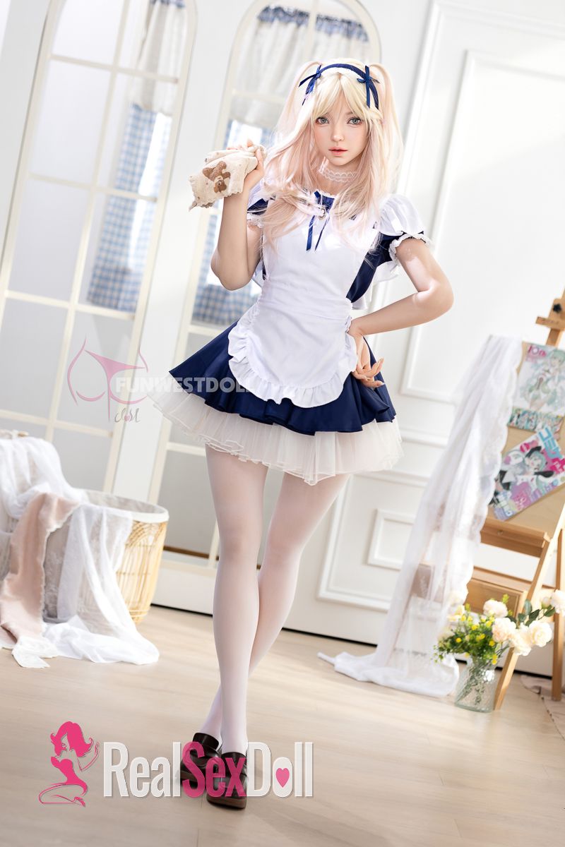 159cm / 5ft2 A-Cup Real Skin Silicone Sex Doll Giselle with ROS Head #056SJ [US Stock] vista 4