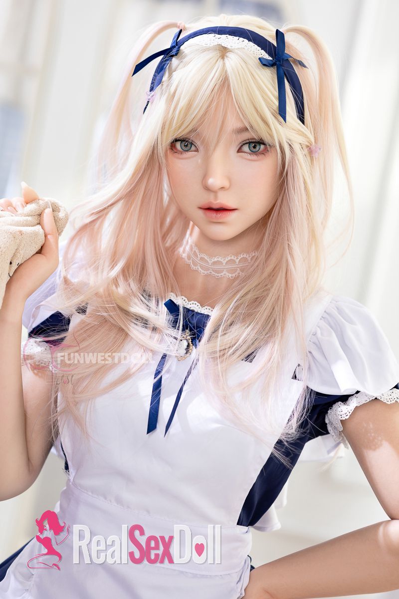 159cm / 5ft2 A-Cup Real Skin Silicone Sex Doll Giselle with ROS Head #056SJ [US Stock] vista 3