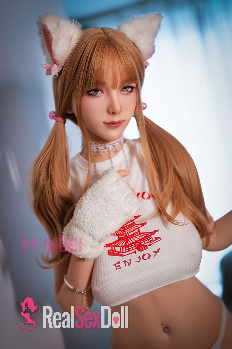 158cm / 5ft2  F-cup Silicone Sex Doll Rika with Head AB17 (Movable Jaw) vista 4
