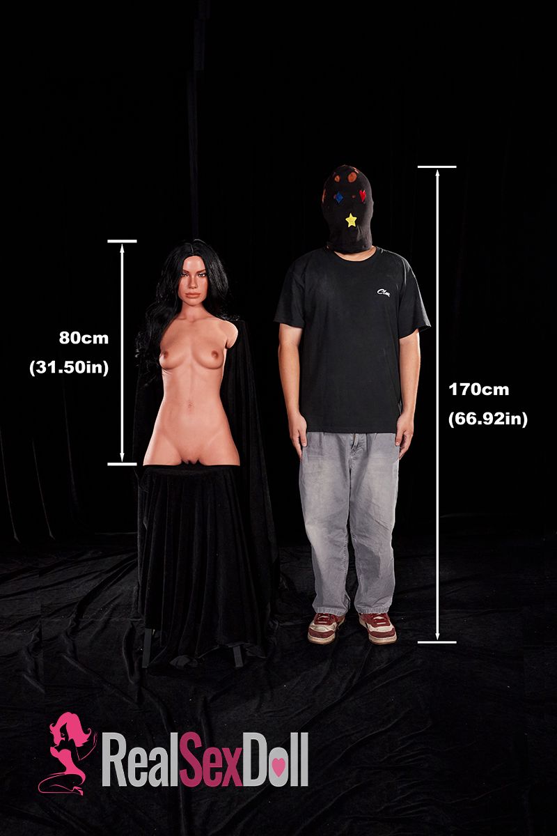 60cm / 2ft CLM ULW Series Silicone Sex Doll Torso 661#, Head Carmen [Ultra Lightweight] vista 5