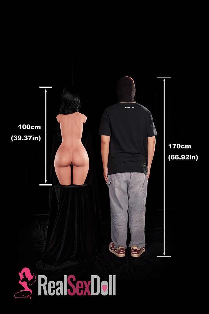 80cm / 2ft7 CLM ULW Series Silicone Sex Doll Torso 881#, Head Raven [Ultra Lightweight] vista 6