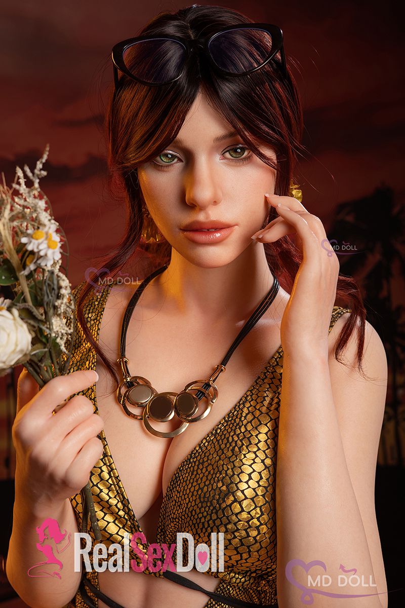 166cm (C)/ 5ft5  D-Cup Silicone Sex Doll Rose with ROS Head M38, Skin Lines [US stock] vista 5
