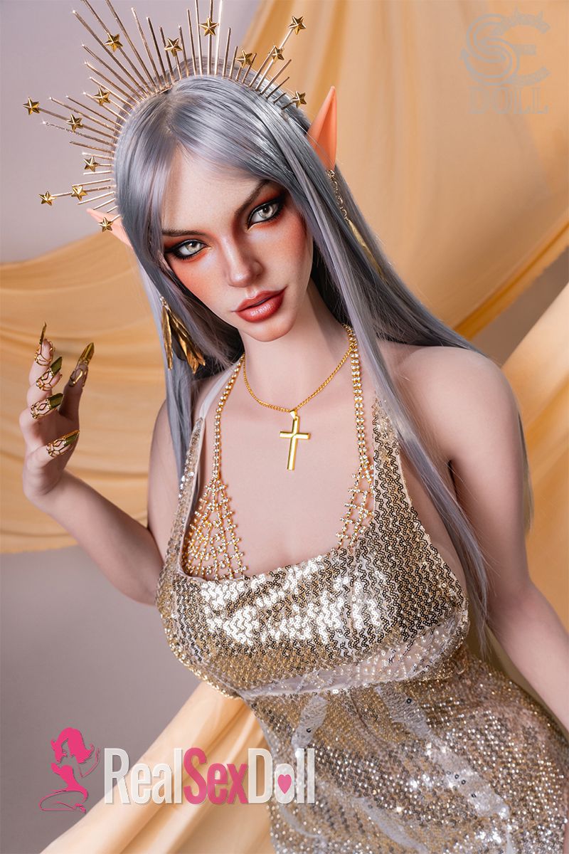 T167cm / 5ft5 F-cup Real Skin Texture Silicone Pro Sex Doll Evadora.A with Head #154SO vista 4