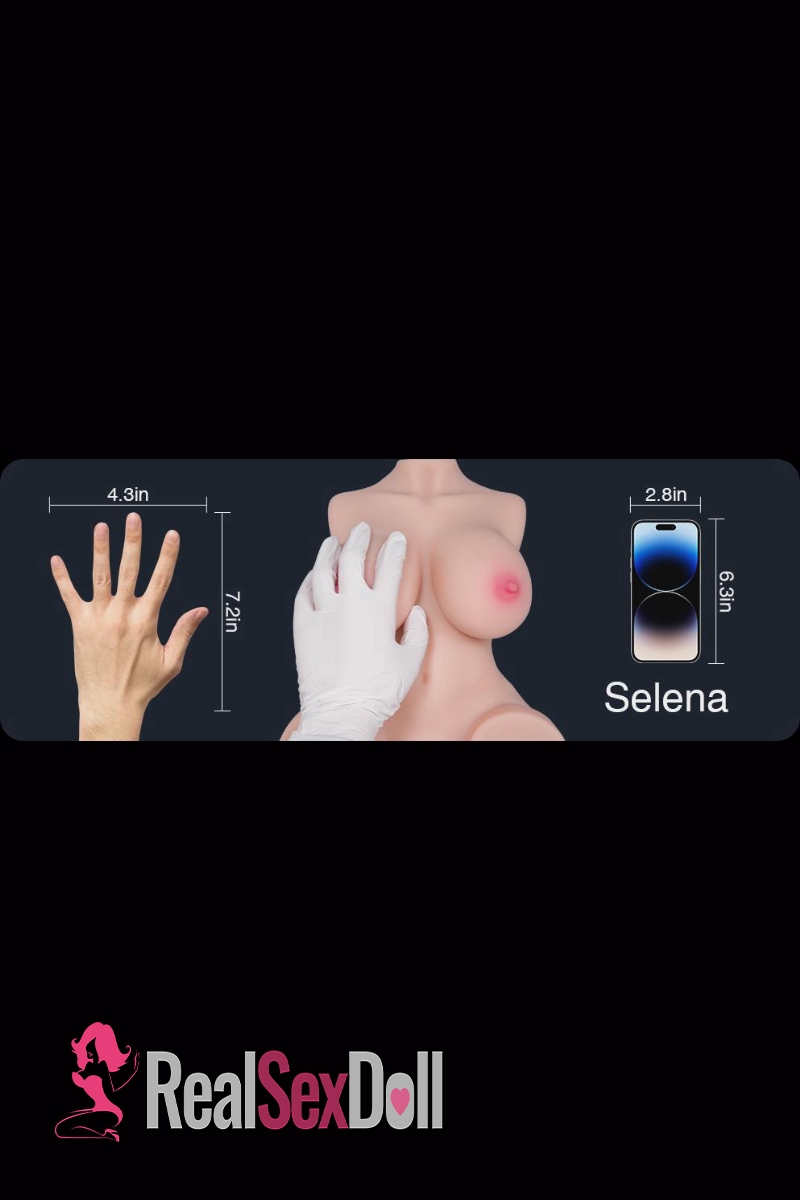 32cm(12.6) 8lbs Mini Affordable Sex Doll Selena, Fair,In Stock vista 3