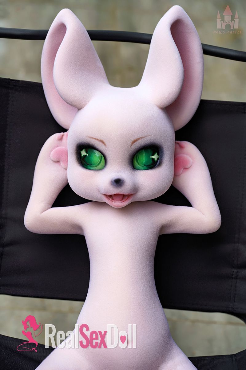 Furry Seamless Neck Silicone Sex Doll Cheese Mouse, with Fur vista 3