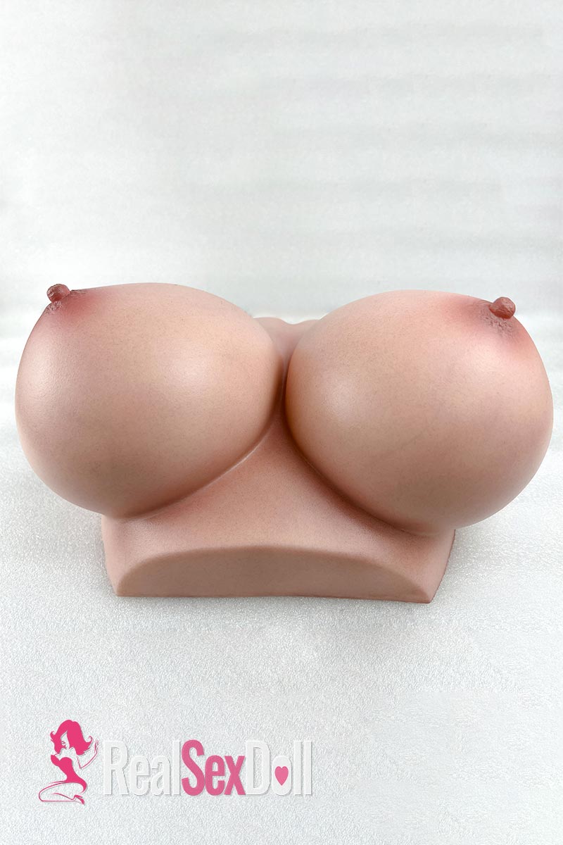 Climax Pro Silicone Mammary Intercourse Sex Toy B-86 (Cinnamon) vista 7