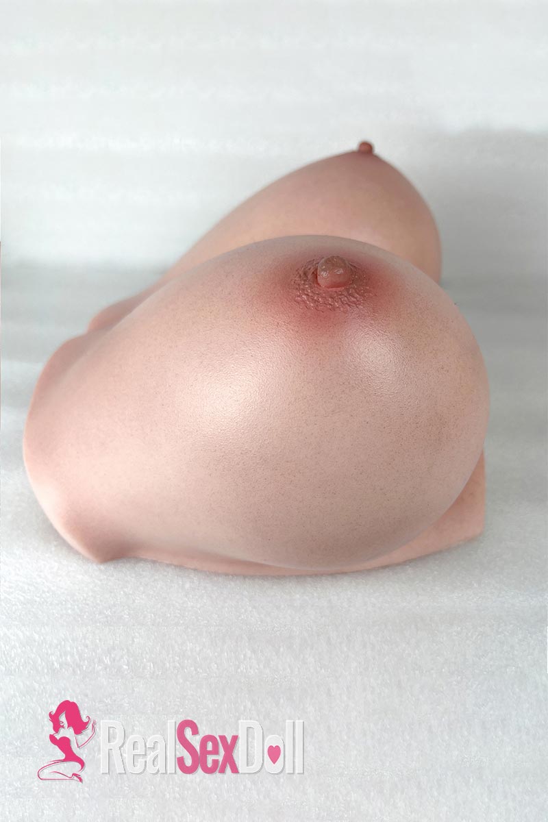 Climax Pro Silicone Mammary Intercourse Sex Toy B-86 (Cinnamon) vista 6