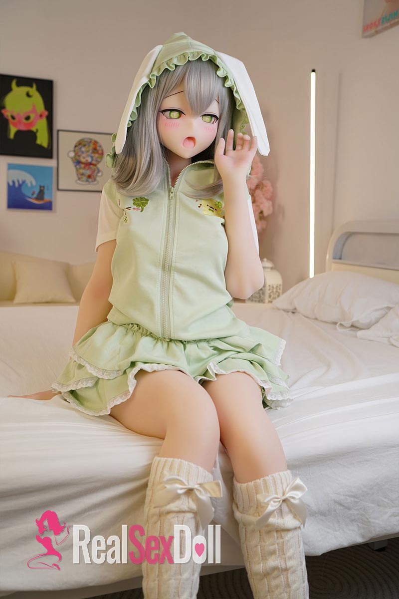 149cm/4ft11 B-Cup Anime S-TPE Sex Doll Aiko vista 7