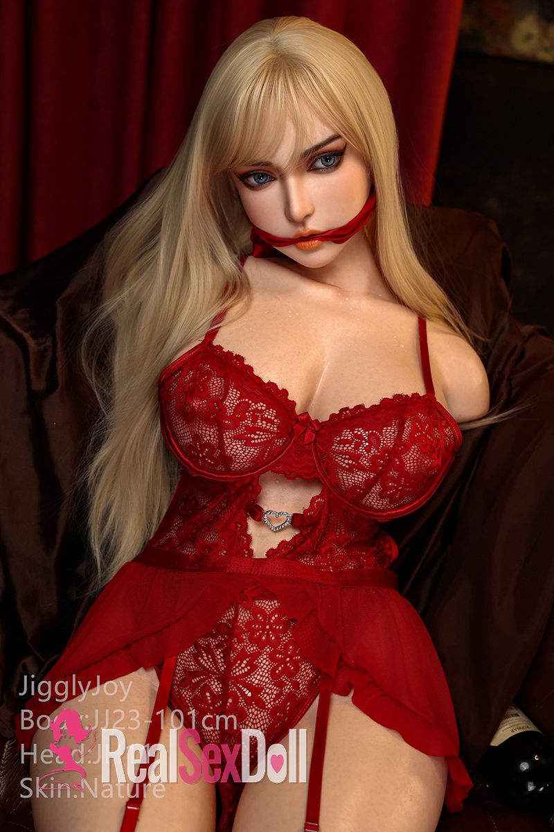101cm /3ft4 Silicone Sex Doll Torso JJ23, with ROS Head JH11 — 101cm — SILICONE
