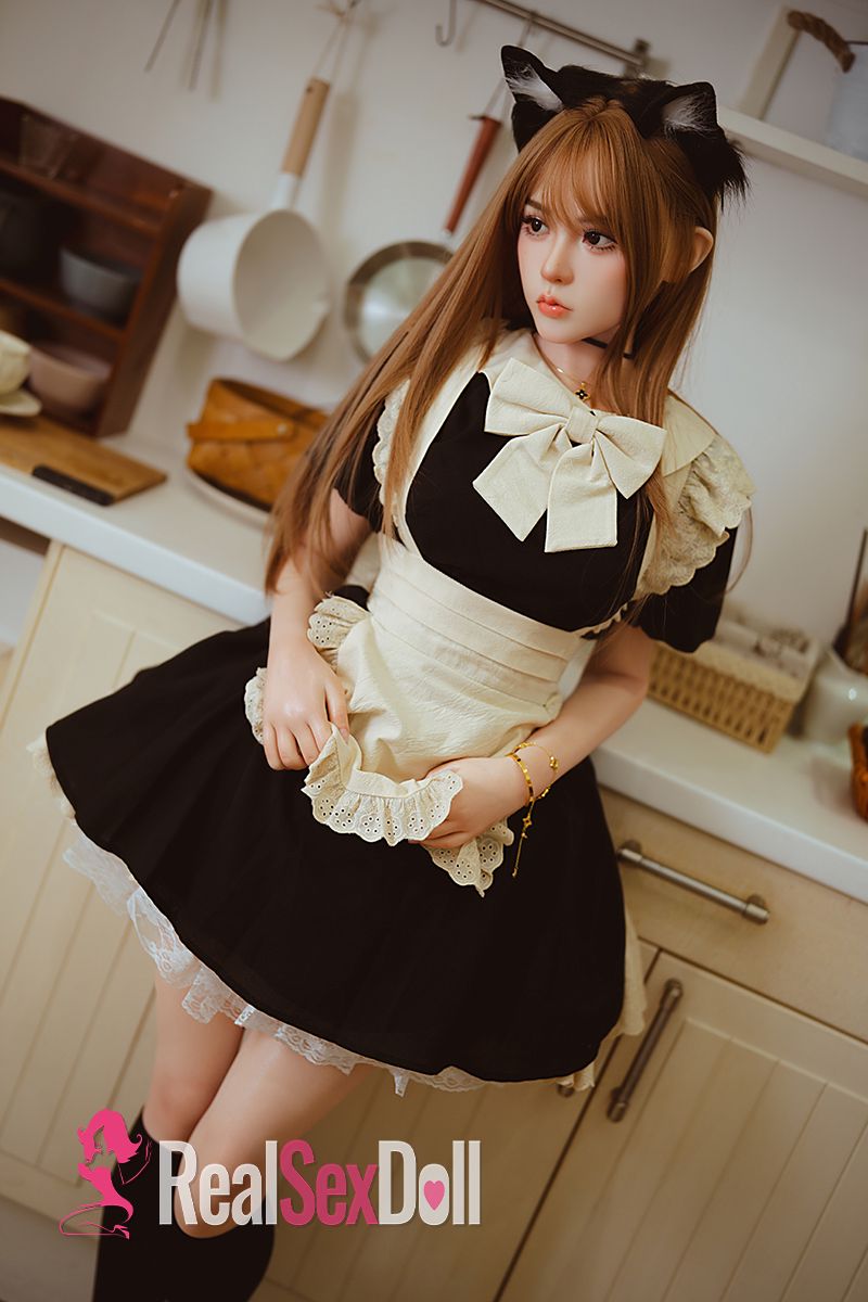 149cm / 4ft11 B-cup Silicone Real Skin Texture Sex Doll Xiaodai with Head #7 vista 6