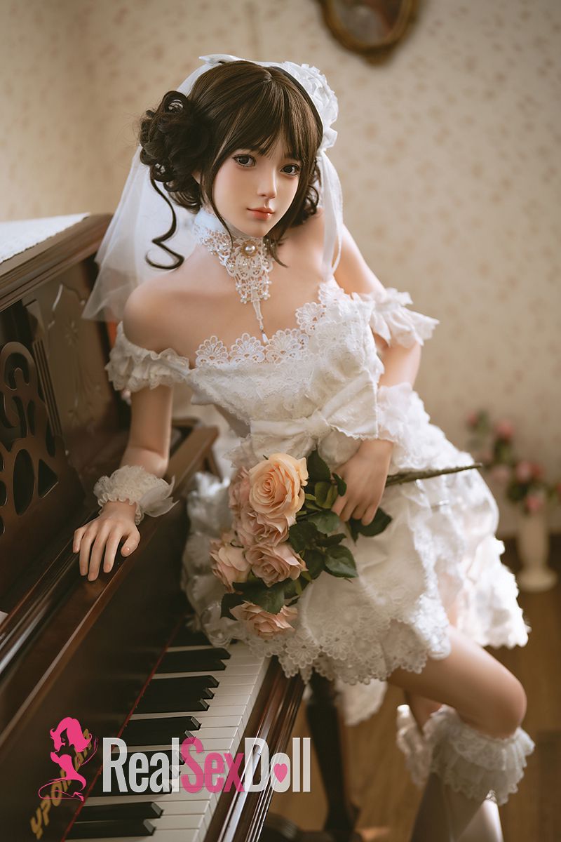 156cm / 5ft1 B-cup Silicone Sex Doll Wanwan with Head #109 vista 6