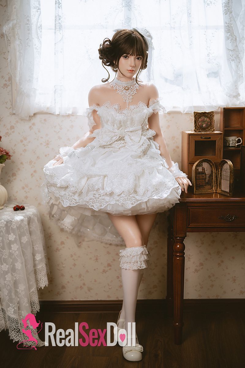 156cm / 5ft1 B-cup Silicone Sex Doll Wanwan with Head #109 vista 5