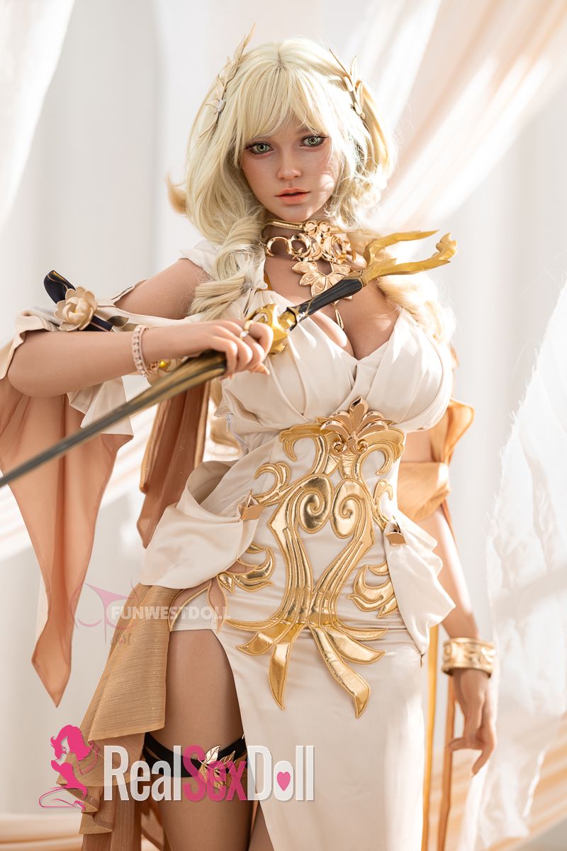 157cm / 5ft2 G-Cup Silicone Sex Doll Bella with Real Skin Texture, ROS Head (#037SJ) — 157cm — SILICONE