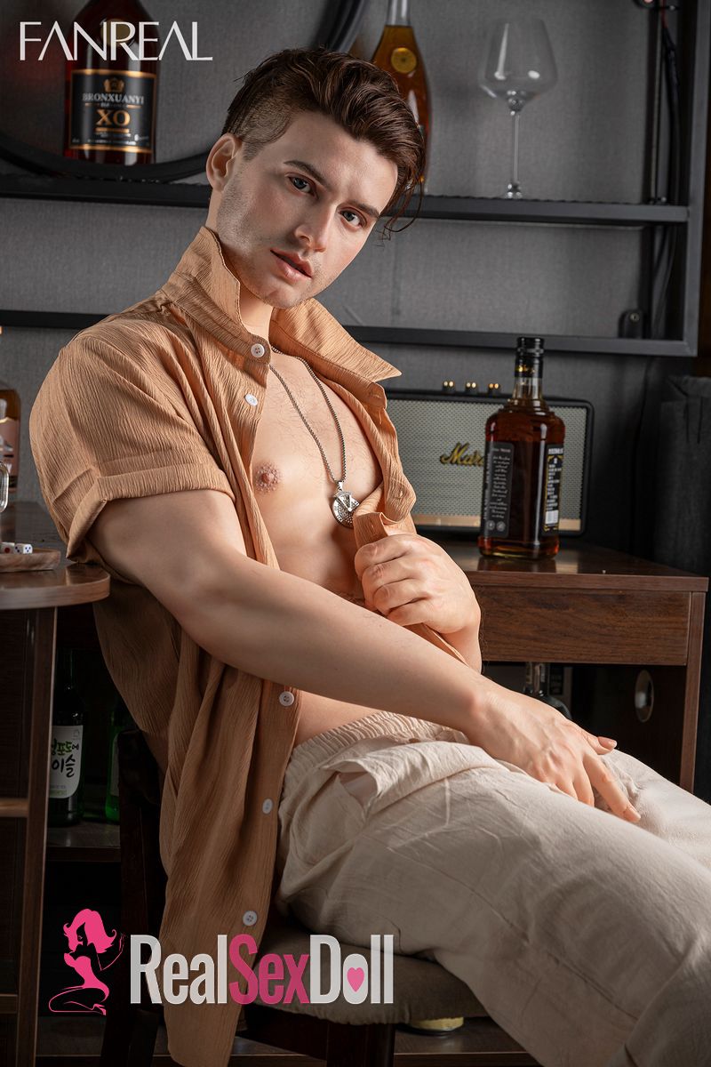 173cm / 5ft8 Silicone Male Sex Doll Henry with Built-in Penis (ROS Available) vista 7