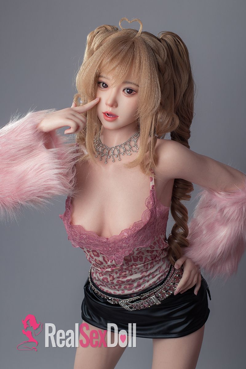 148cm / 4ft11 B-cup Silicone Real Skin Texture Sex Doll Mia with ROS Head #22B — 148cm — SILICONE