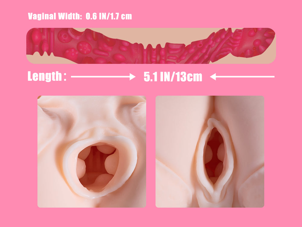 1.0 Gina: Silicone Hentai Sex Doll Male Masturbator, 1.3kg(2.8 lbs) vista 3