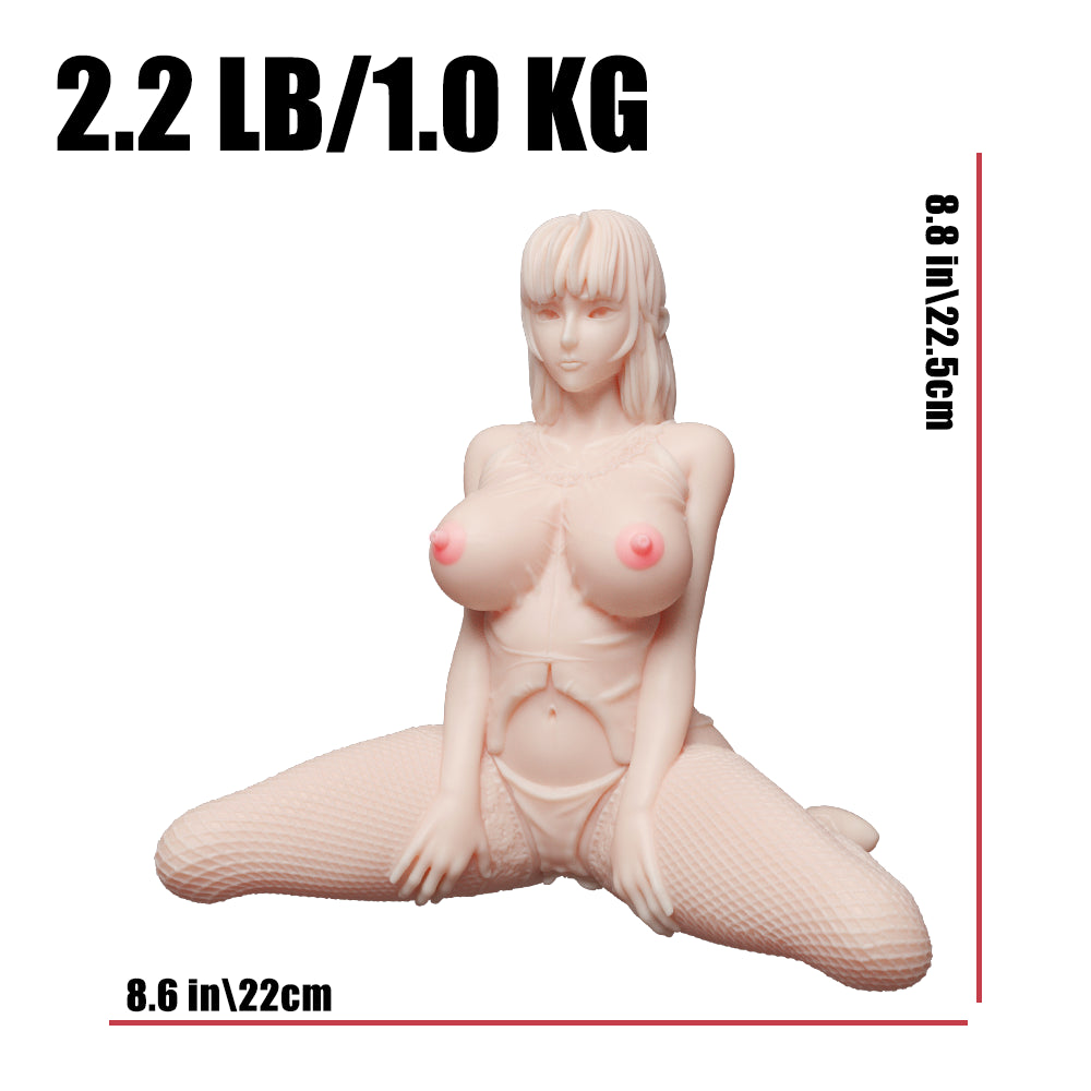 1.0 Gina: Silicone Hentai Sex Doll Male Masturbator, 1.3kg(2.8 lbs) vista 7
