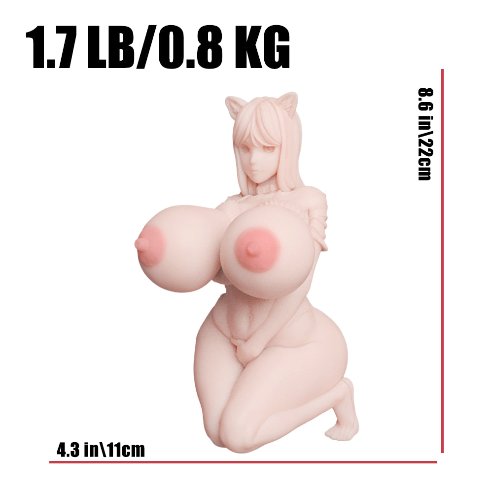 1.0 Yua: Silicone Hentai Sex Doll Male Masturbator, 0.8kg(1.7 lbs) vista 6