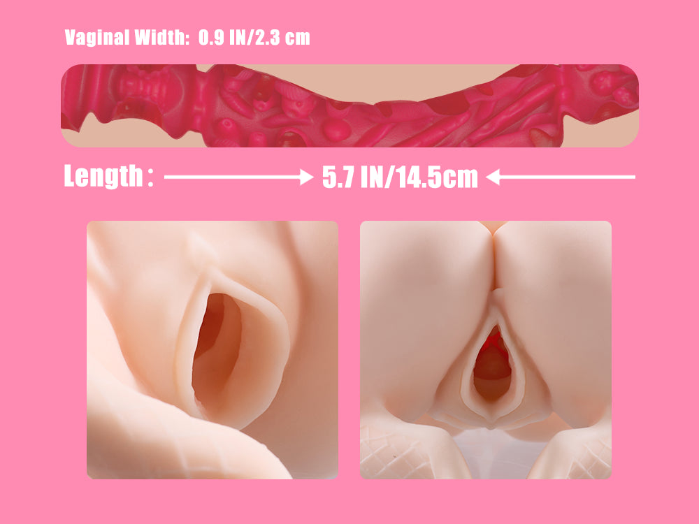 1.0 Bunny: Silicone Hentai Sex Doll Male Masturbator, 1kg(2.2 lbs) vista 3