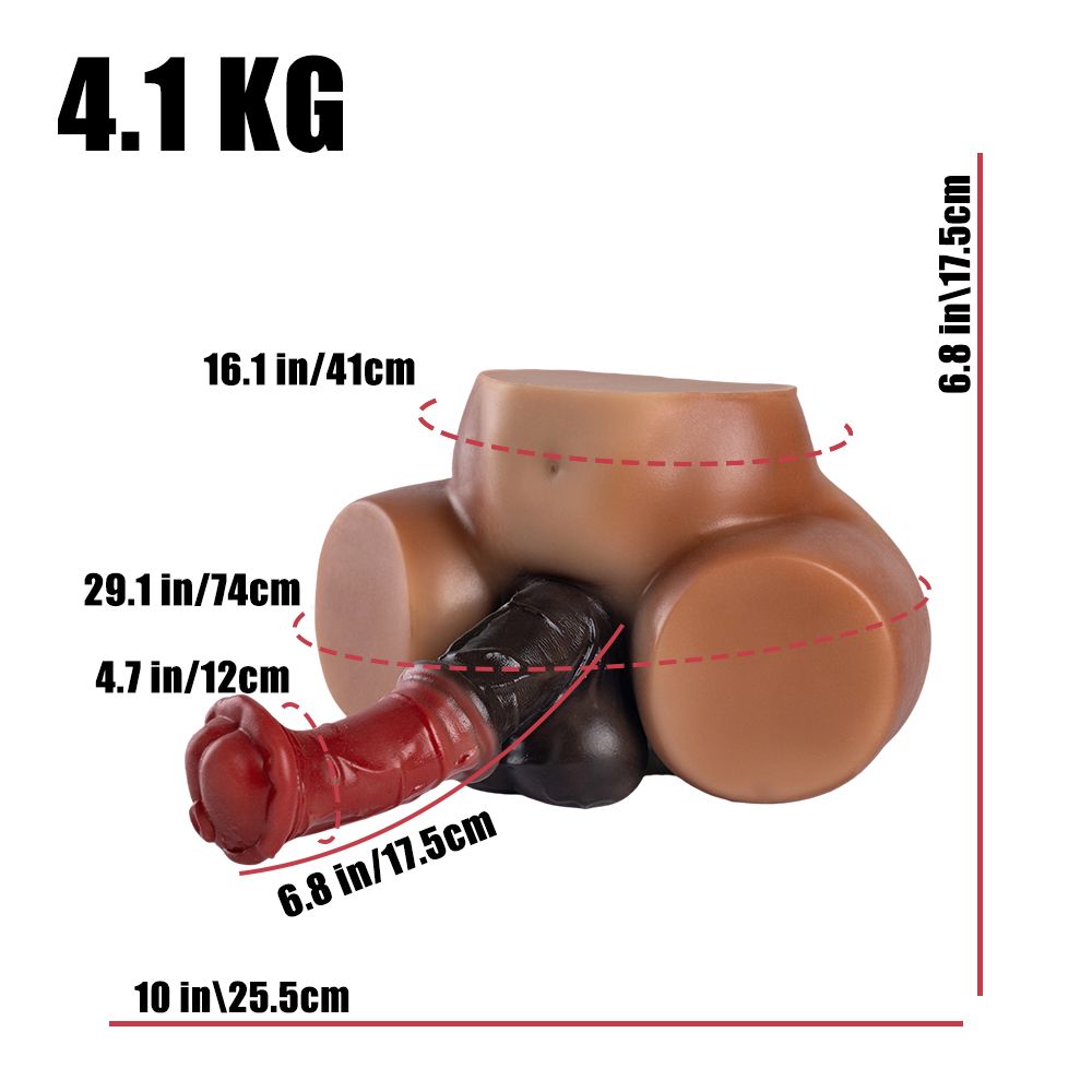 Bonnie: Silicone Sex Doll Butt Furry Sex Torso 4.1kg(9 lbs) vista 3