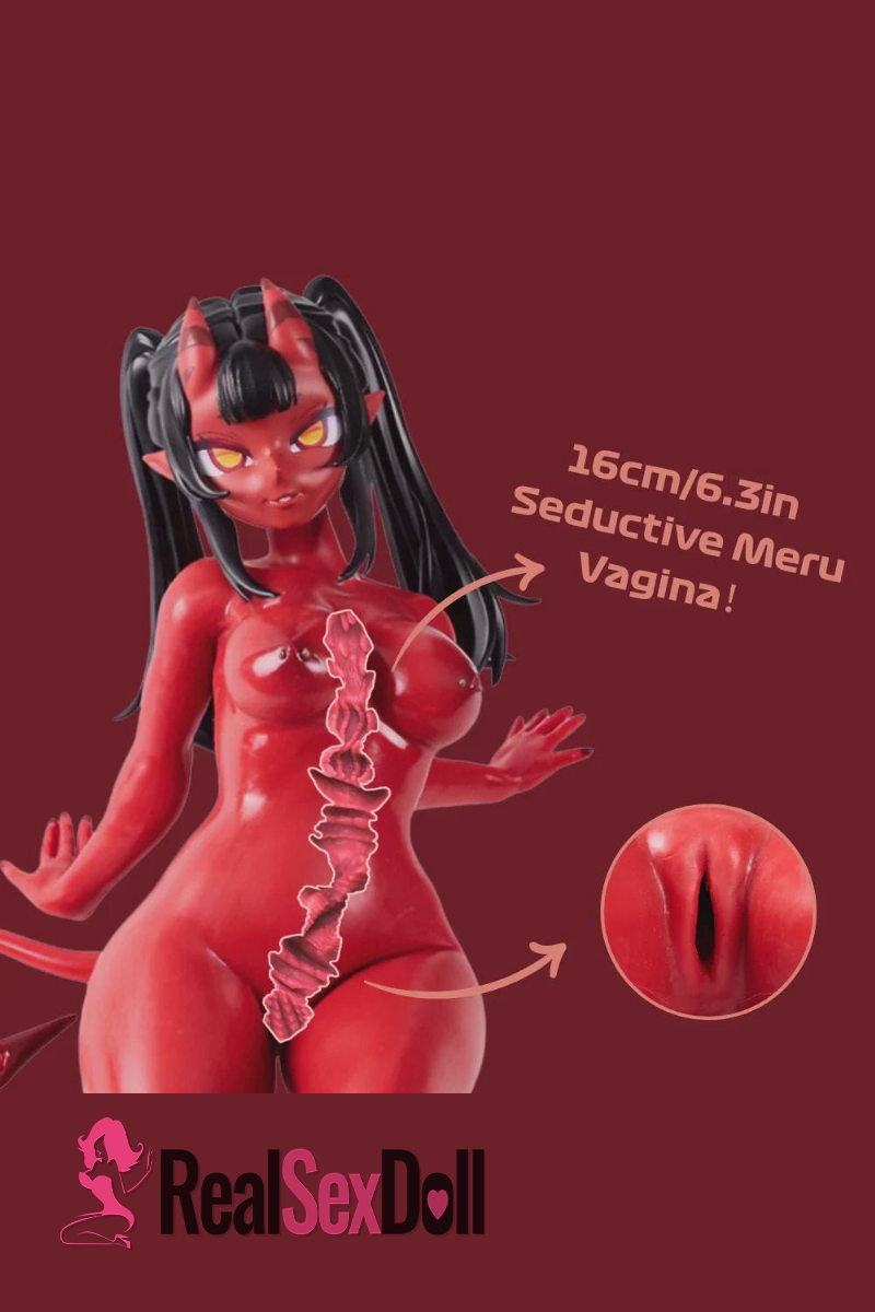 Meru 3.0: Handheld Silicone Anime Hentai Figure, 3.85kg(8.5 lbs) vista 3