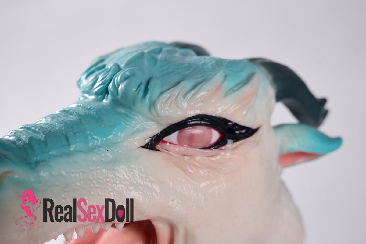 Aurora: Silicone Dragon Head Onahole, Furry Sex Toy 1.1kg (2.4 lbs) vista 7