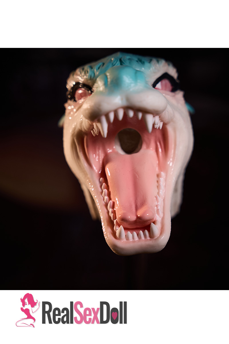 Aurora: Silicone Dragon Head Onahole, Furry Sex Toy 1.1kg (2.4 lbs) vista 3