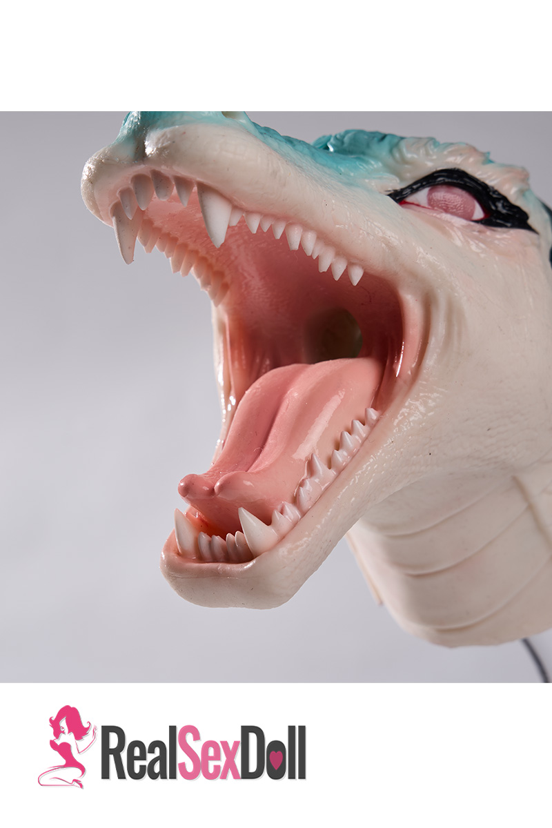 Aurora: Silicone Dragon Head Onahole, Furry Sex Toy 1.1kg (2.4 lbs) vista 2