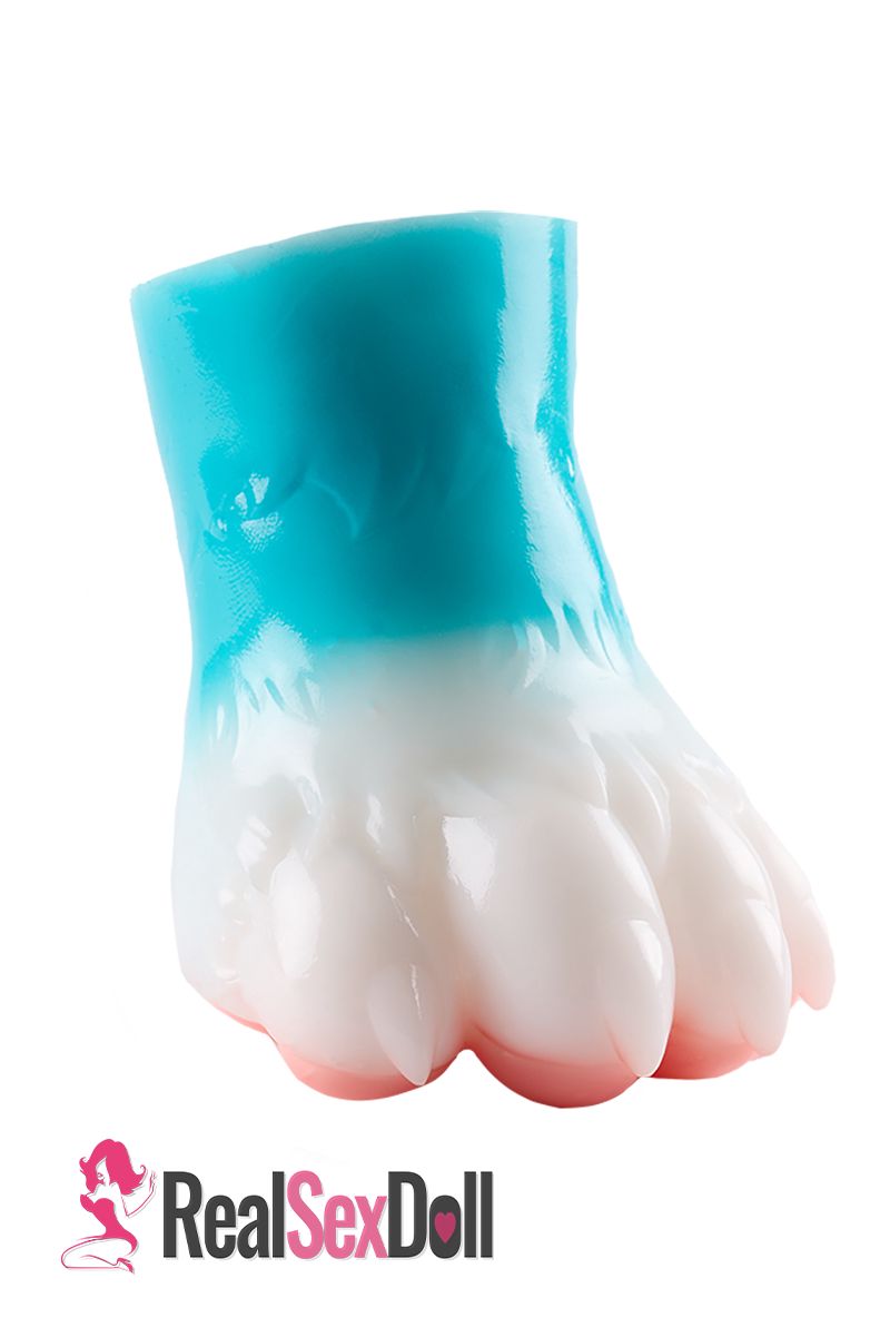Blue Furry Feet Hentai Onahole Silicone Sex Toy 0.9kg (2 lbs) — TPE