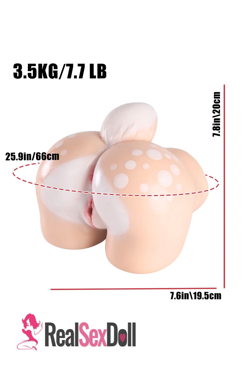 Doe: Silicone Deer Furry Torso Sex Toy vista 2