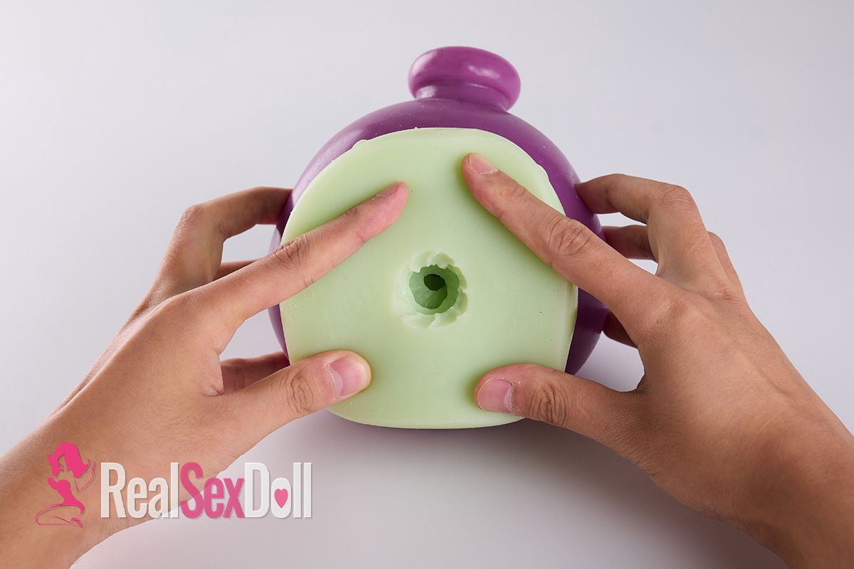 Mushroom Onahole Silicone Pocket Pussy 1.4kg (3.1 lbs) vista 8